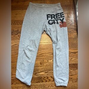 Free city gray sweats